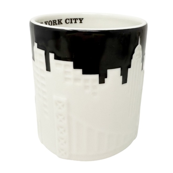 Starbucks New York City 3D Skyline Relief Mug Series with Taxi 16 oz - Picture 2 of 10